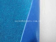 Elastyczna guma z pianki EVA Grubość 1 mm Niebieski samoprzylepny połysk
