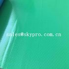 Odtworzona Antystatyczna Przyjazna PCV Pokrycie z PCV Zielona gładka powierzchnia Tarcza PCV Tarpaulin Coated Fabric