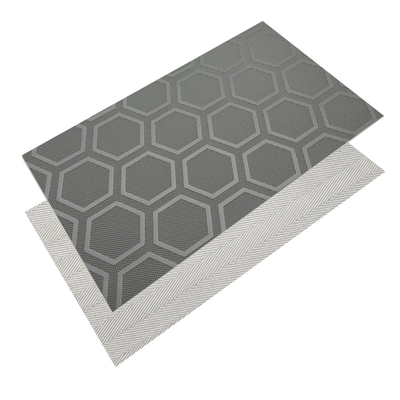 2 Ply niepoślizgowy, odporny na zużycie sześciokątny sześciobrzgowy pvc conveyor belt