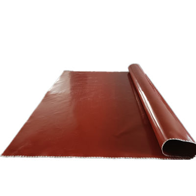 Wysokiej jakości tkanina z włókna szklanego powlekanego silikonem do wysokich temperatur i odporności na ogień