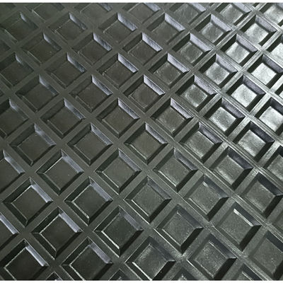 Przemysłowy pas przenośny PVC z wzorem siatki płaskie drzewo maszyna do szlifowania