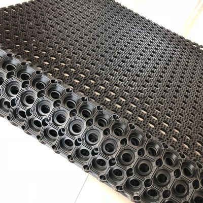 Outdoor Water Drain Holes Anti-slip Rubber Mat for Wet Areas - Weather-resistant and Easy to Clean