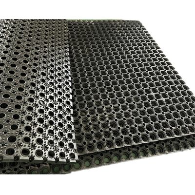 Drag Wear-Resistant Rubber Hole Mat with 8mm Thickness and 90x150cm Size for Kitchen Floor