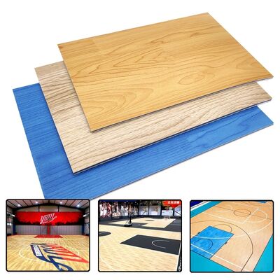 Waterproof High Rebound PVC Sport Flooring Anti-Slip Foam Mat for Badminton and Exercise