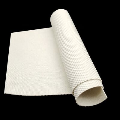 Biały PU diamentowy wzór antystatyczny taśma przenośna do tabliczki